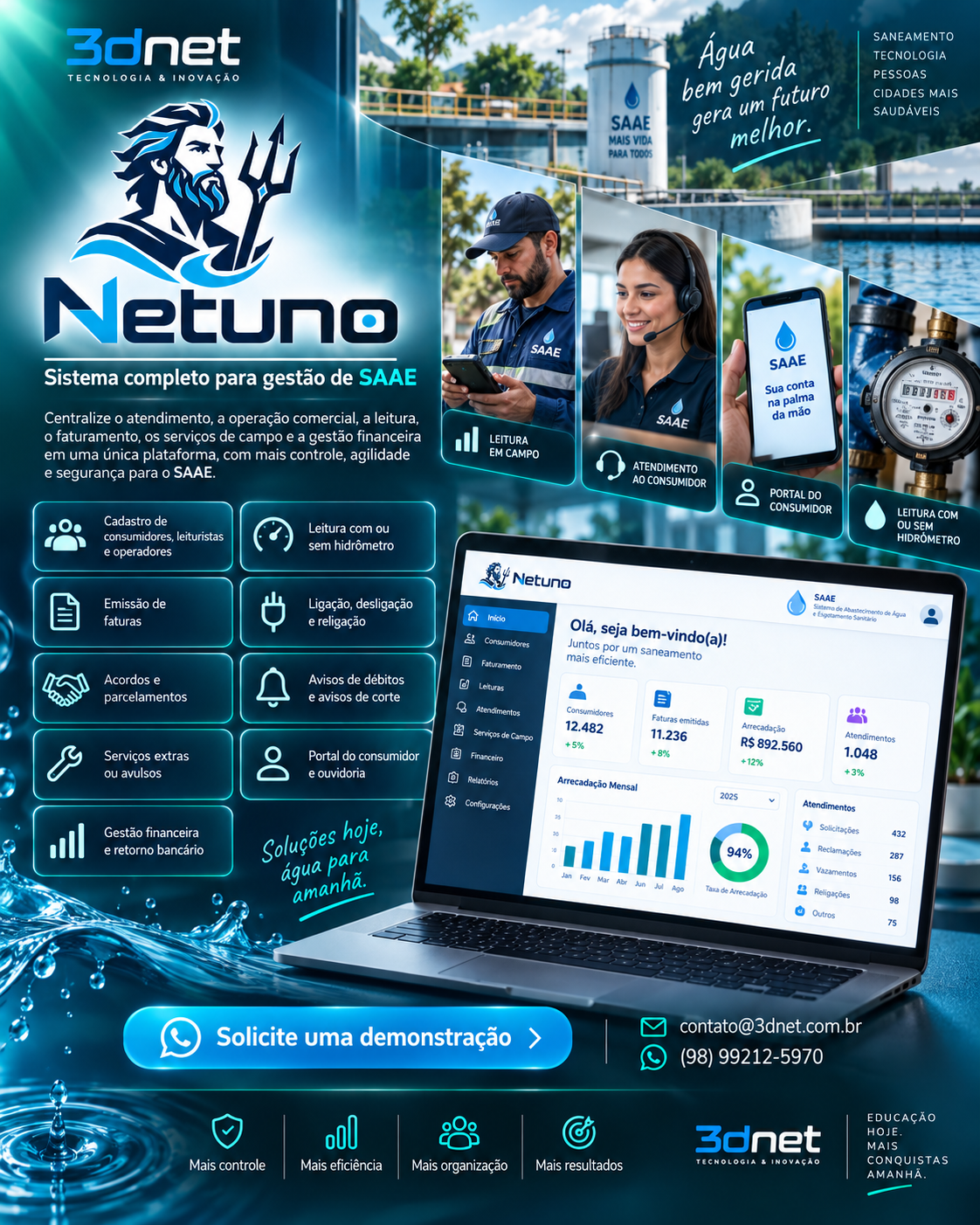Plataforma Netuno Gestão SAAE
